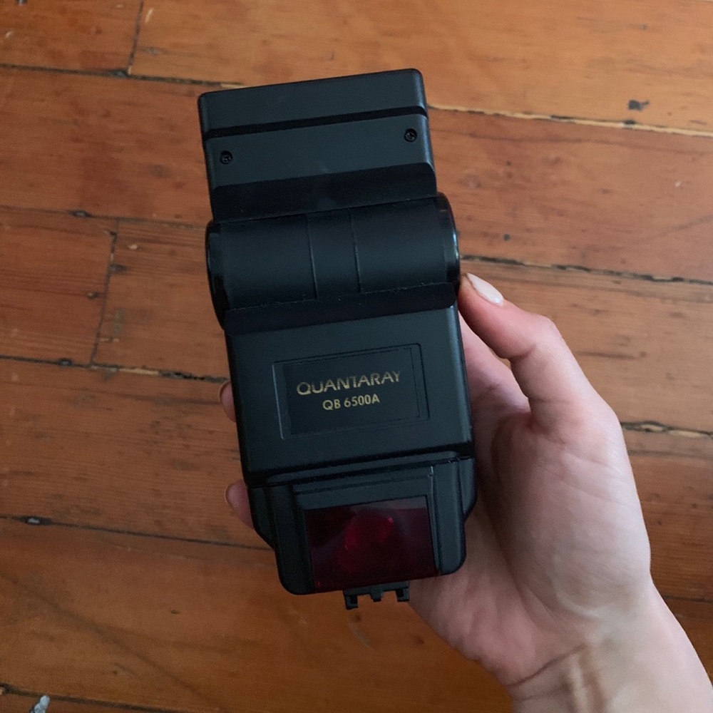QUANTARAY QB-6500A MOUNT FLASH  FOR MINOLTA AF